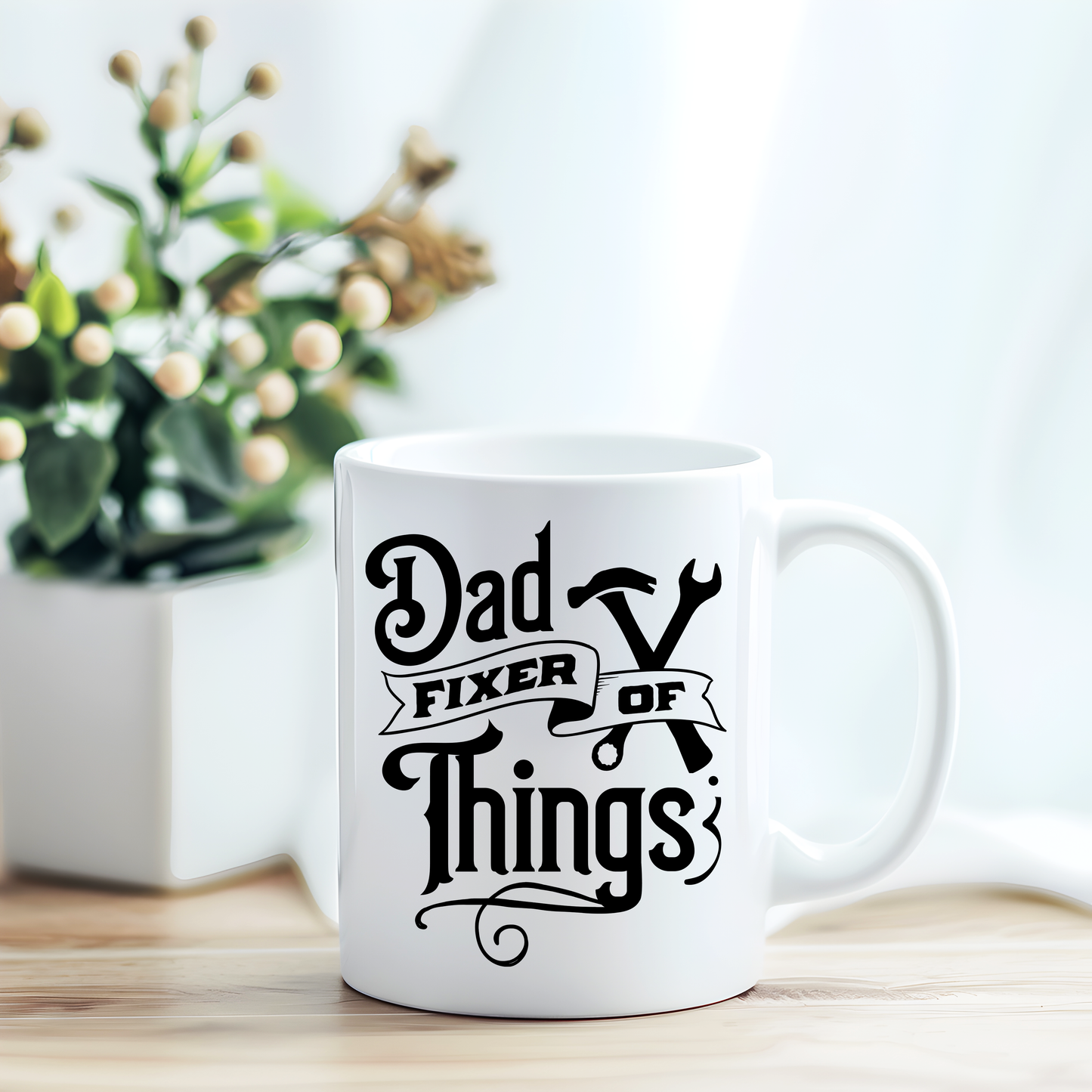 Dad Fixer of Things Mug, Fathers Day Mug, Best Dad Mug, Best Dad Coffee Cup, Dad Tea Mug